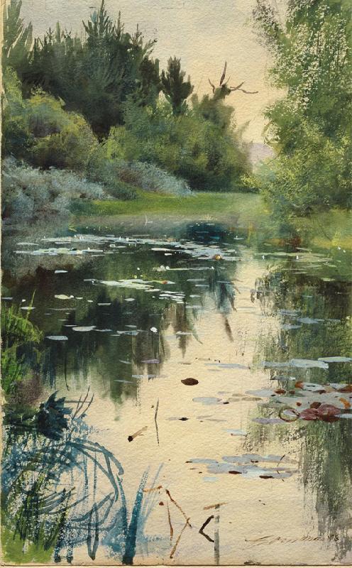 Anders Zorn Landscape Study China oil painting art